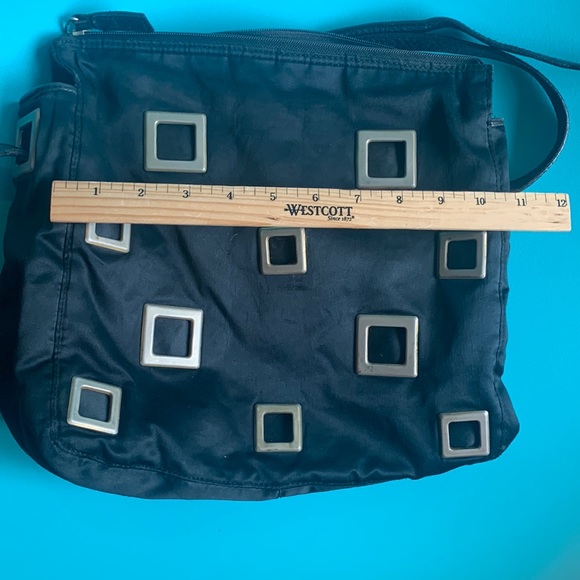 Vintage Prada Black Satin Art Deco Bag -100% Authentic & Great Condition! - Picture 13 of 14